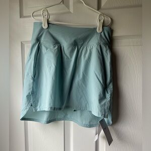 NWT Nike Dri-FIT Bliss Mid-Rise Training Skort XS Baby Blue Athletic